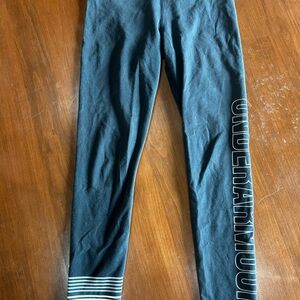 Under Armour Charcoal Leggings with Logo